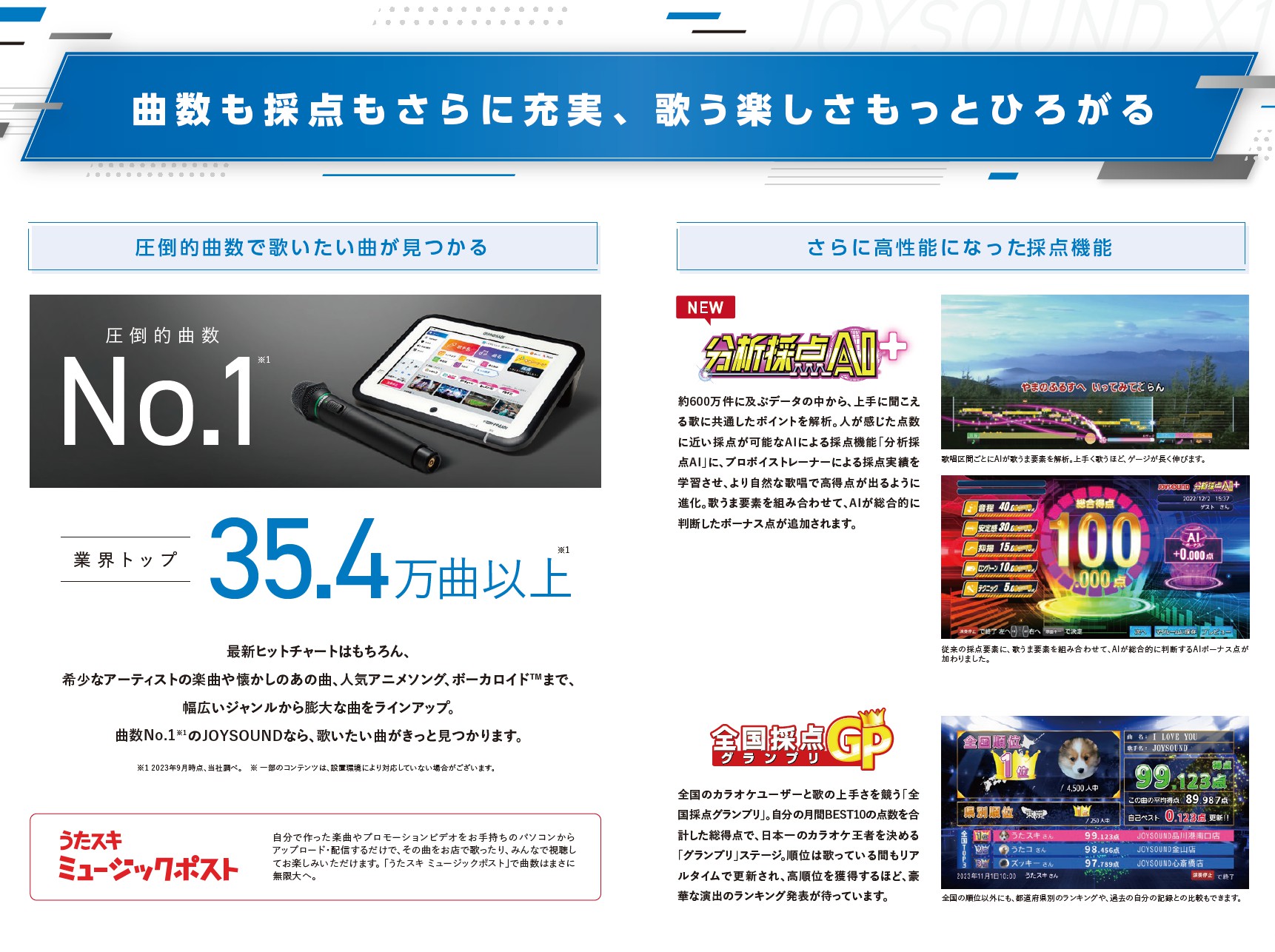 カラオケ リース・販売 JOYSOUND X-1